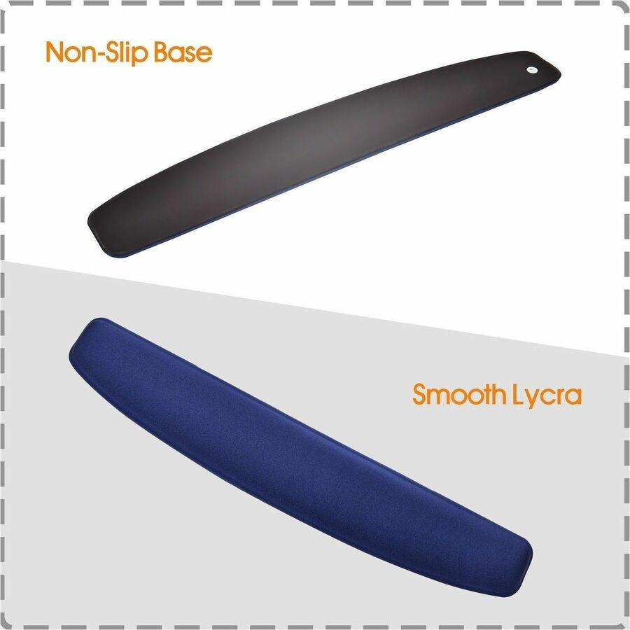 DAC® MP-124 Super-Gel Contoured Keyboard Palm Support, Blue - 02122