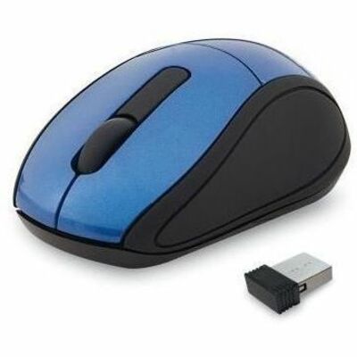 Verbatim Wireless Mini Travel Optical Mouse - Blue - 97471