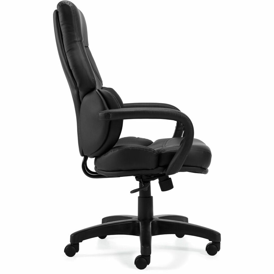 Kazan High Back Tilter, Black Bonded Leather - OTG11670B