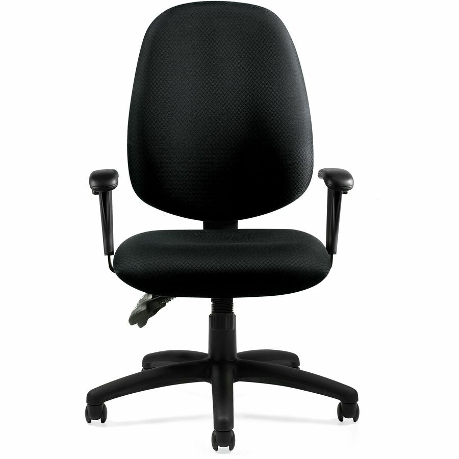 Six 13 Medium Back Multi-Tilter, Quilt Black - OTG11613B