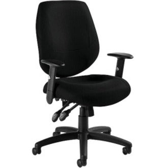 Offices to Go® Six 31 Operator Chair - Fabric - Black QL10 - OTG11631B