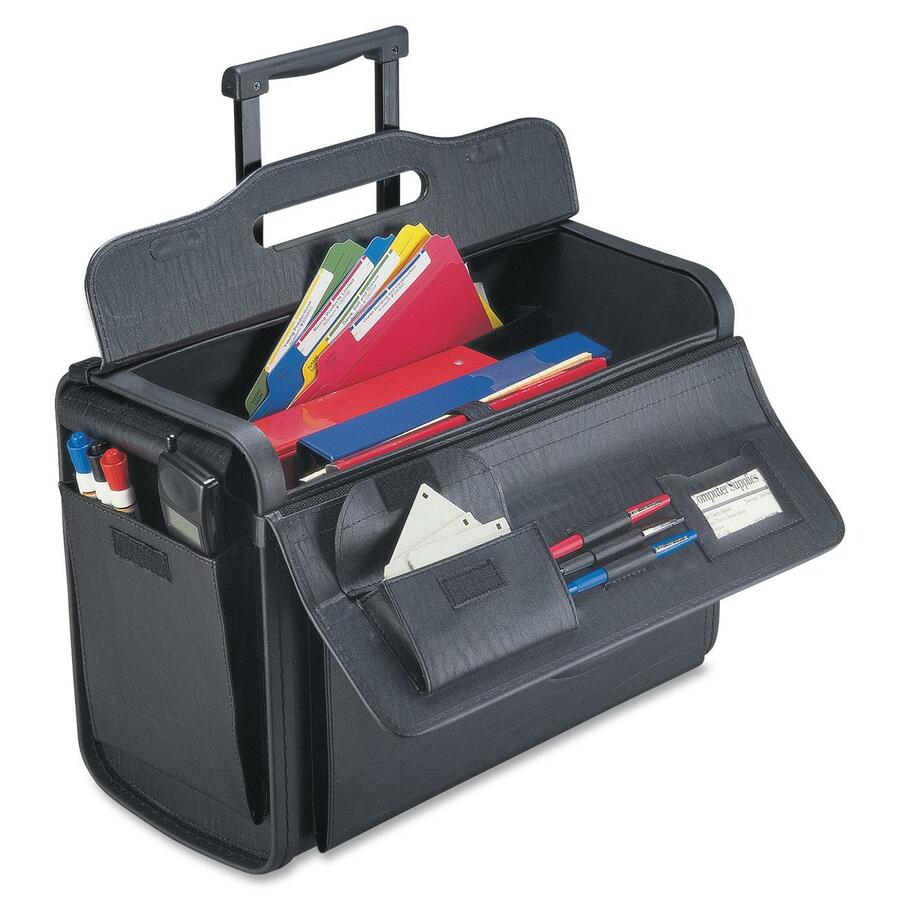 Holiday SA0801 Carrying Case (Roller) Notebook, File Folder - Black - SA0801