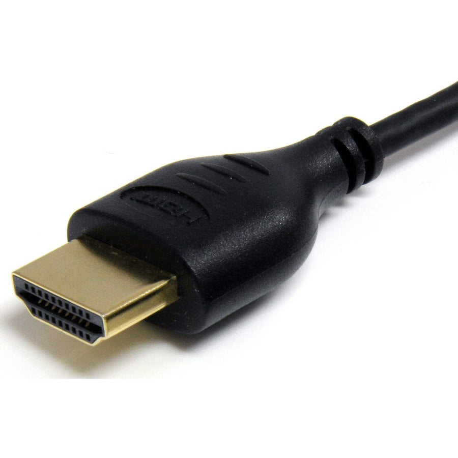 StarTech.com 6ft Slim HDMI Cable, 4K High Speed HDMI Cable with Ethernet, 4K 30Hz UHD HDMI Cord 36AWG, 4K HDMI 1.4 Video/Display Cable - HDMIMM6HSS