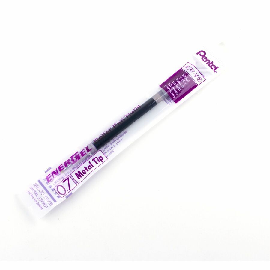Refill Ink - For EnerGel Gel Pen, (0.7mm) Medium Point,, Violet Ink - LR7V