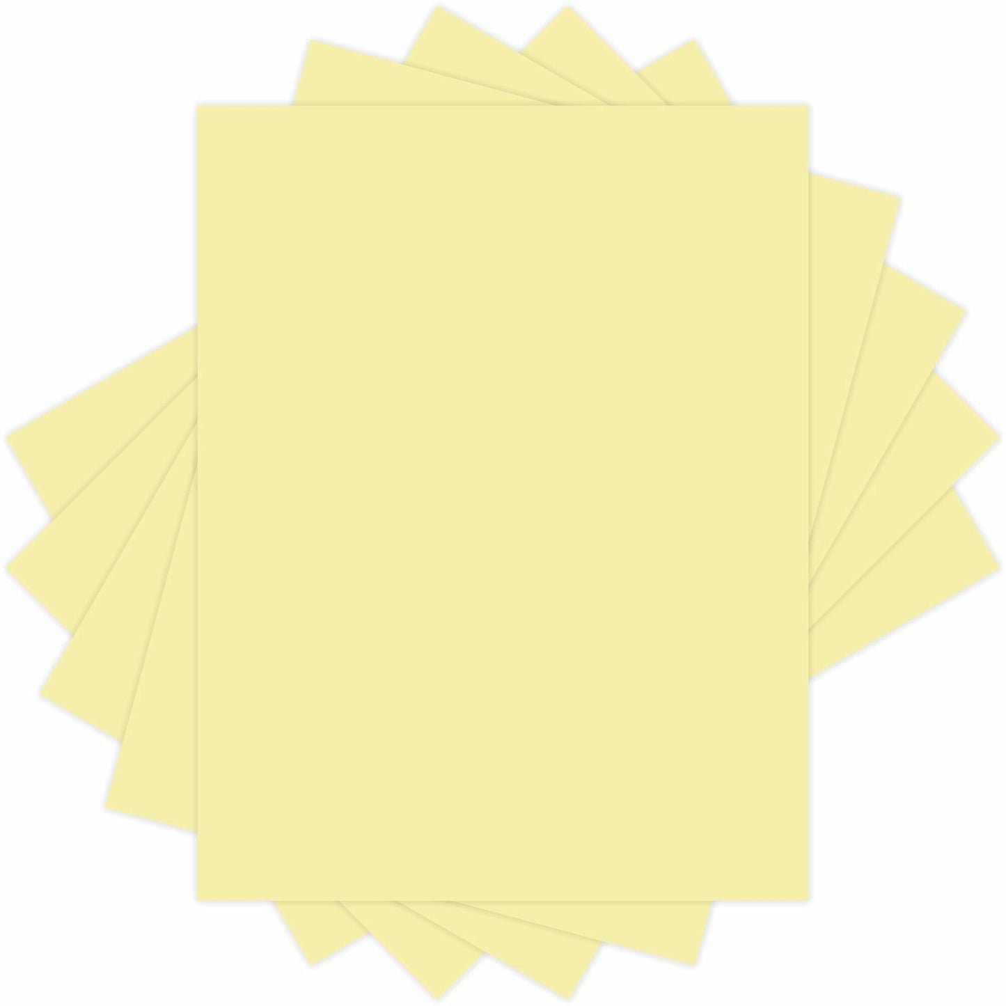 EarthChoice Colors Vellum Bristol Stock - Canary