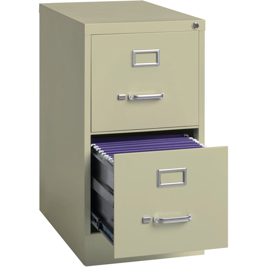 Lorell Fortress Series 22" Commercial-Grade Vertical File Cabinet - 42290