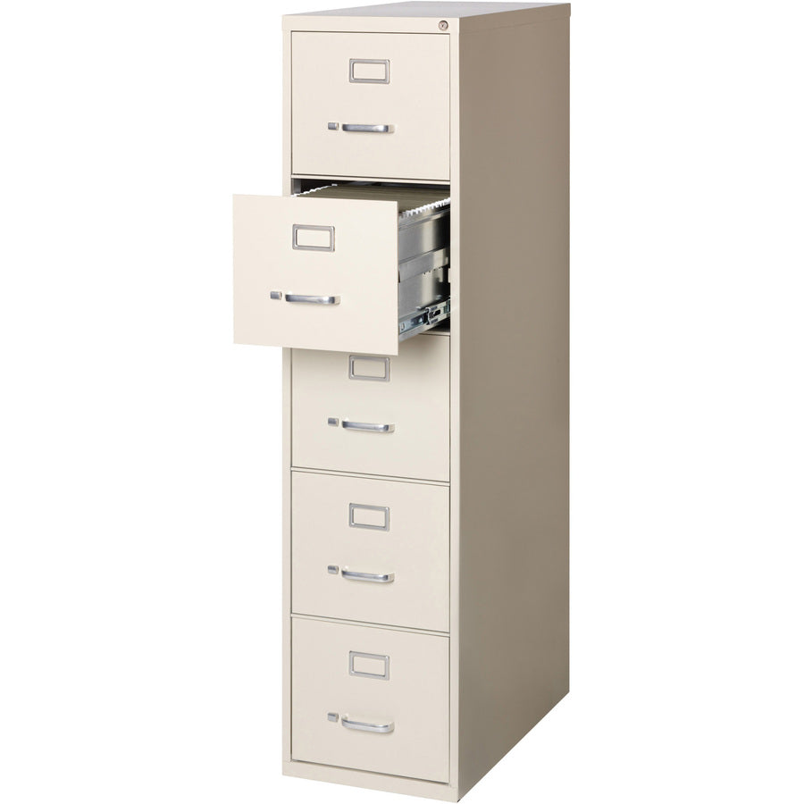 Lorell Fortress Series 26-1/2" Commercial-Grade Vertical File Cabinet - 48497
