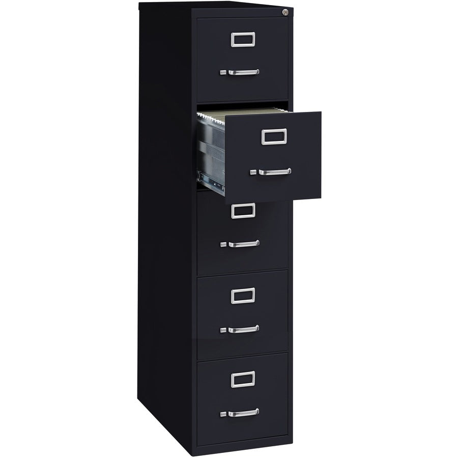Lorell Fortress Series 26-1/2" Commercial-Grade Vertical File Cabinet - 48498