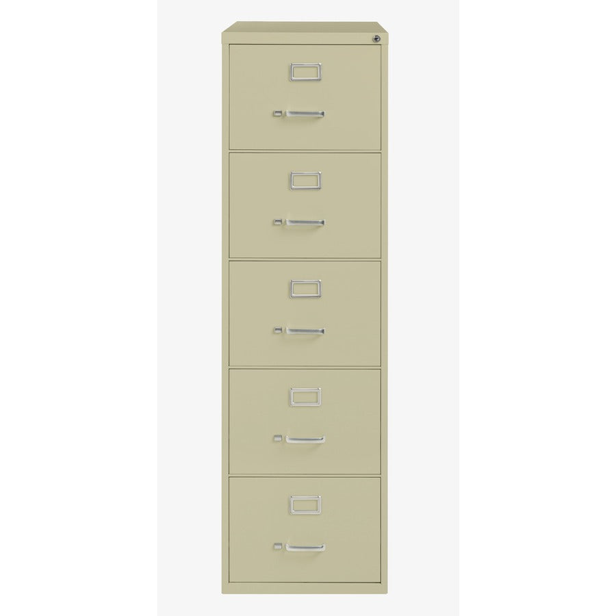 Lorell Fortress Series 26-1/2" Commercial-Grade Vertical File Cabinet - 48500
