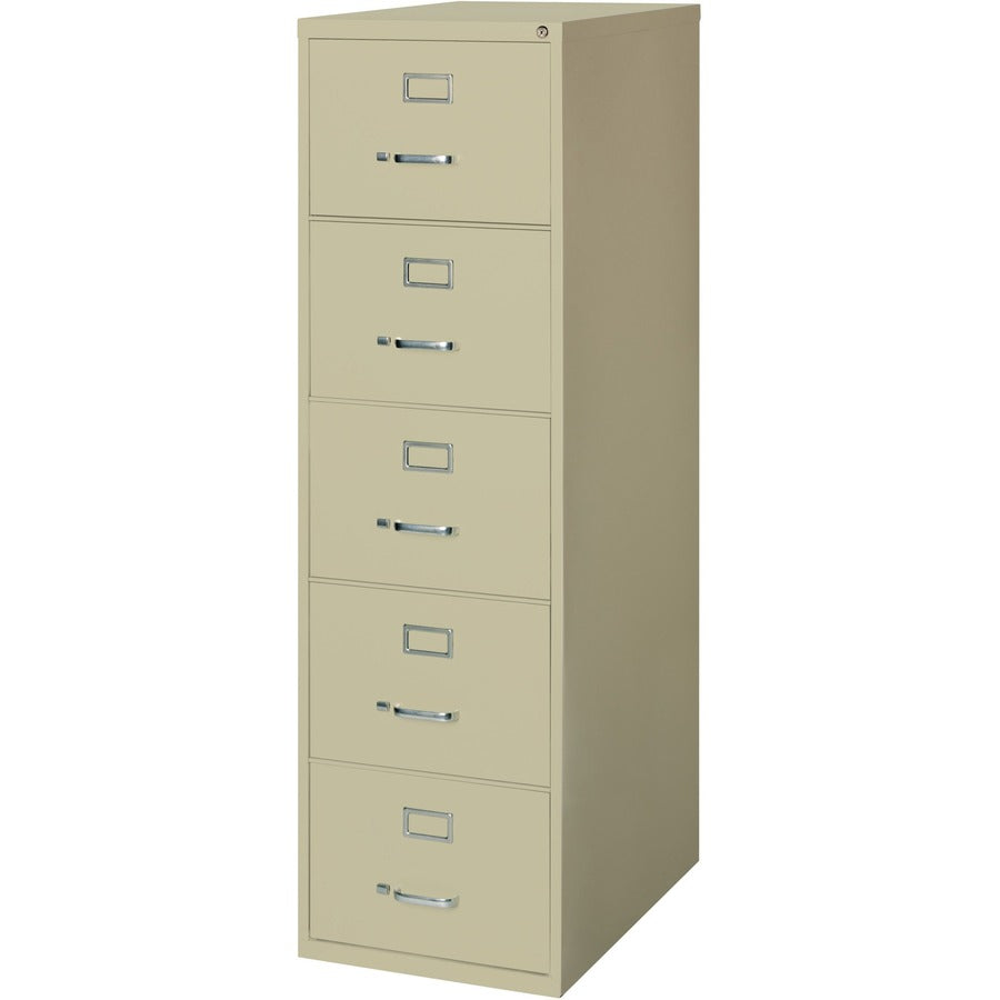 Lorell Fortress Series 26-1/2" Commercial-Grade Vertical File Cabinet - 48500
