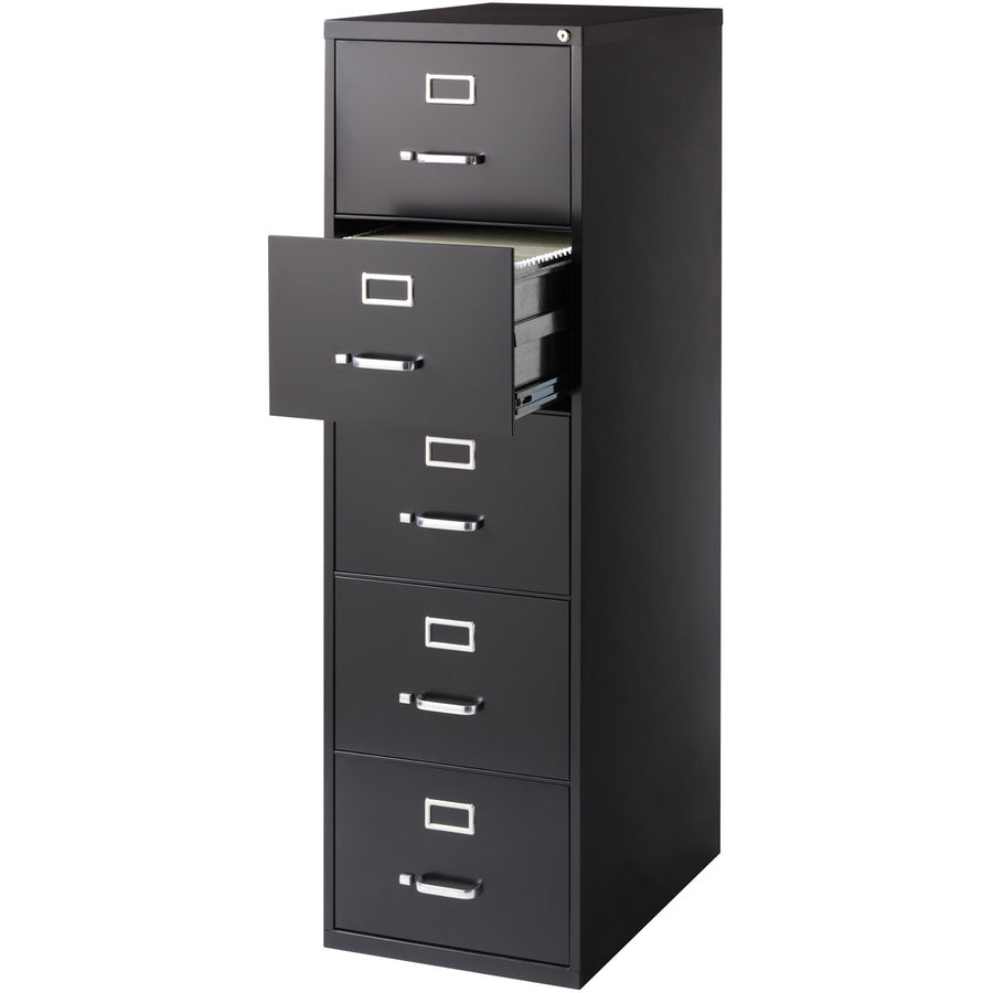 Lorell Fortress Series 26-1/2" Commercial-Grade Vertical File Cabinet - 48501