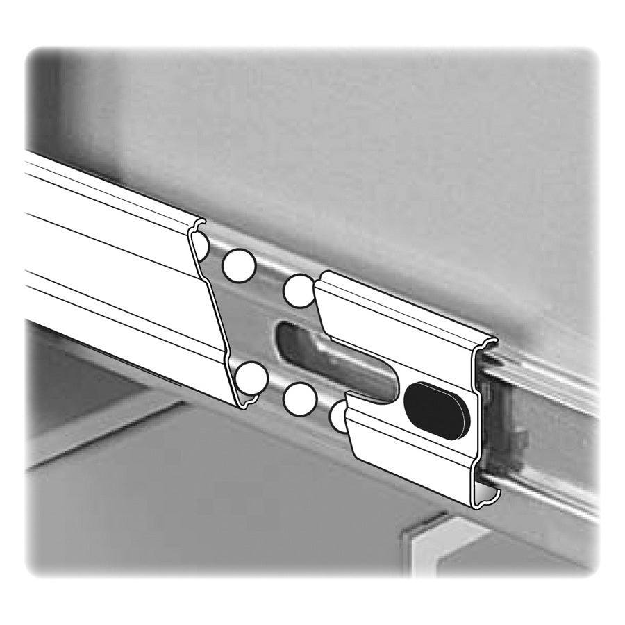 Lorell Fortress Series 26-1/2" Commercial-Grade Vertical File Cabinet - 48501