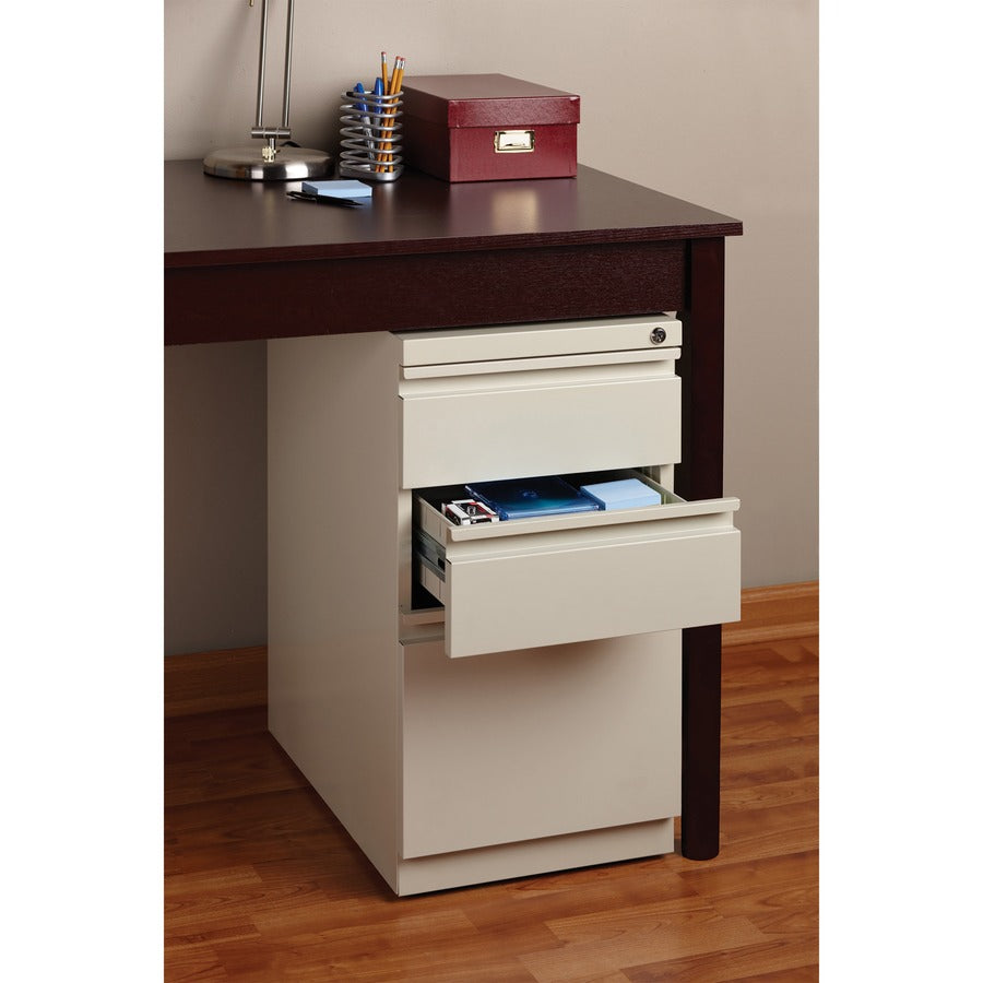 Lorell 20" Box/Box/File Mobile File Cabinet with Full-Width Pull - 49520