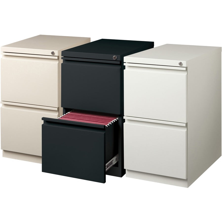 Lorell 20" File/File Mobile File Cabinet with Full-Width Pull - 49523