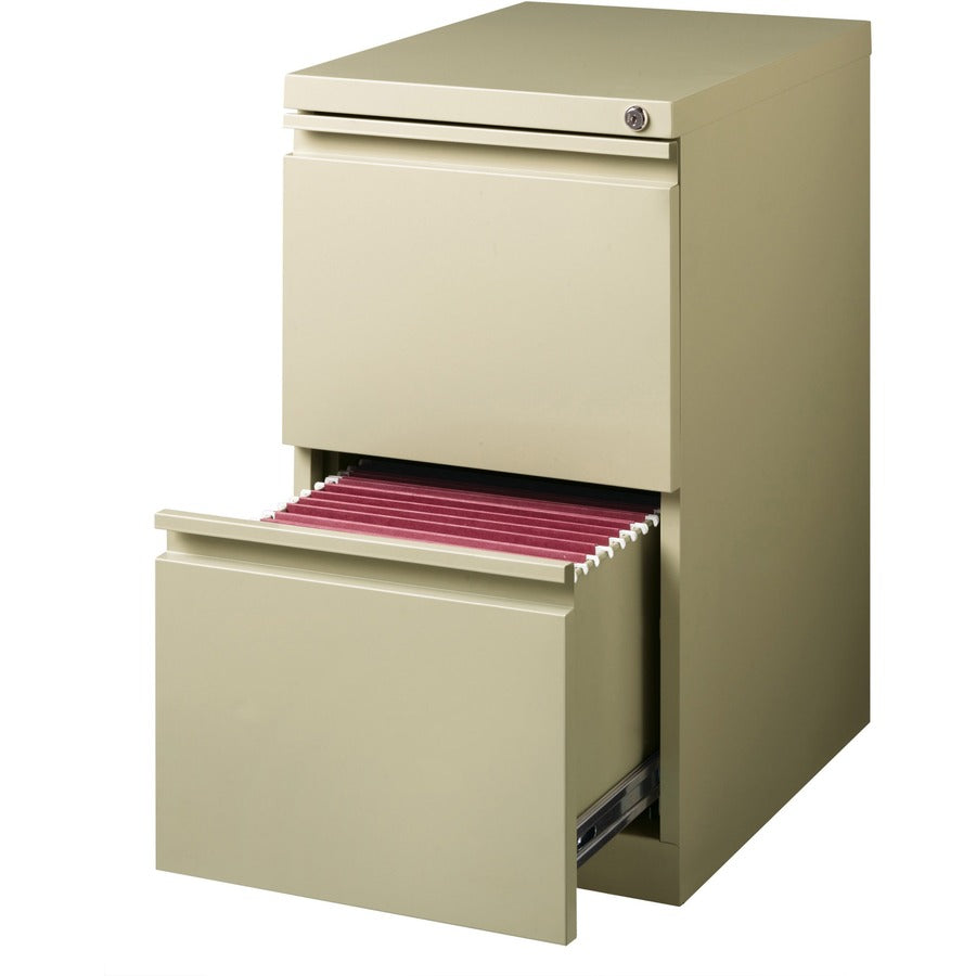 Lorell 20" File/File Mobile File Cabinet with Full-Width Pull - 49523