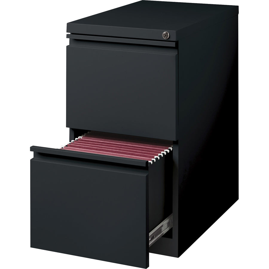 Lorell 20" File/File Mobile File Cabinet with Full-Width Pull - 49524