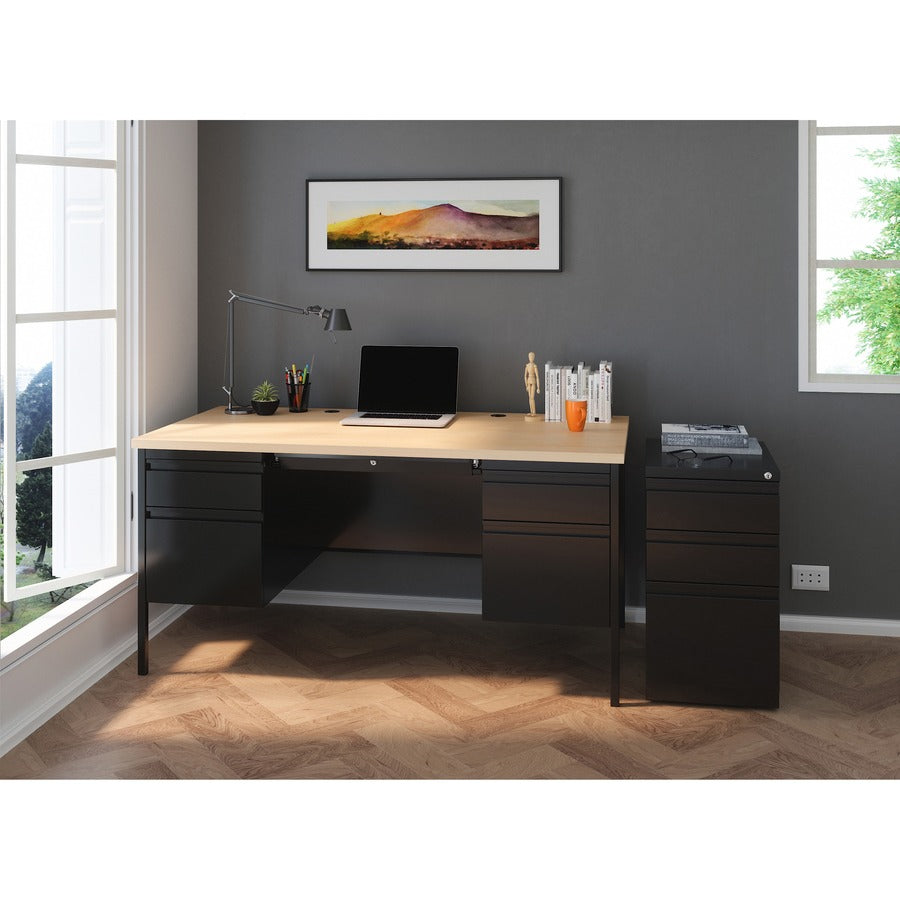 Lorell 23" Box/Box/File Mobile File Cabinet with Full-Width Pull - 49527