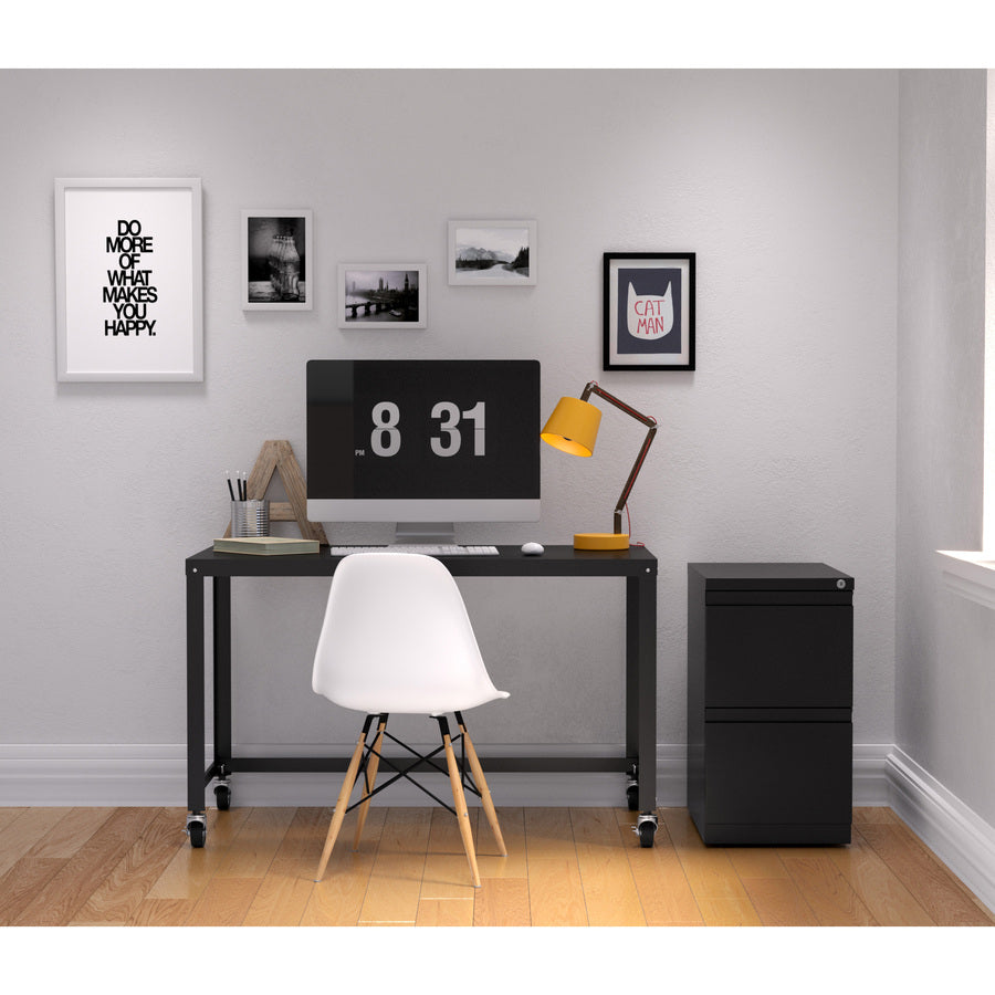 Lorell 23" File/File Mobile File Cabinet with Full-Width Pull - 49530
