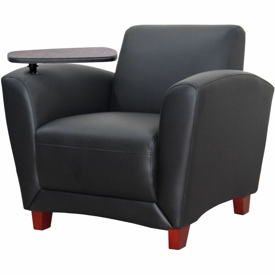Lorell Accession Club Chair with Tablet Tray - 68953