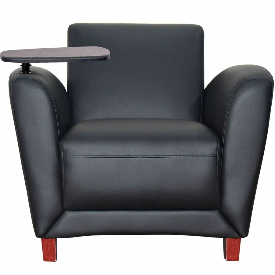 Lorell Accession Club Chair with Tablet Tray - 68953