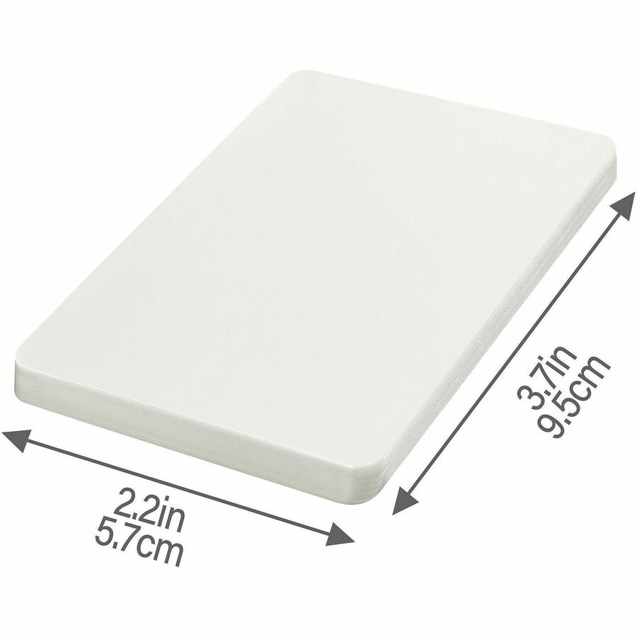 Business Source 5 mil Business Card Laminating Pouches - 20861