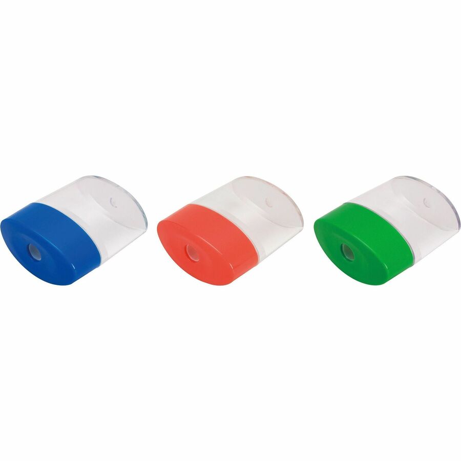 Integra Assorted Color Oval Plastic Sharpeners - 42850