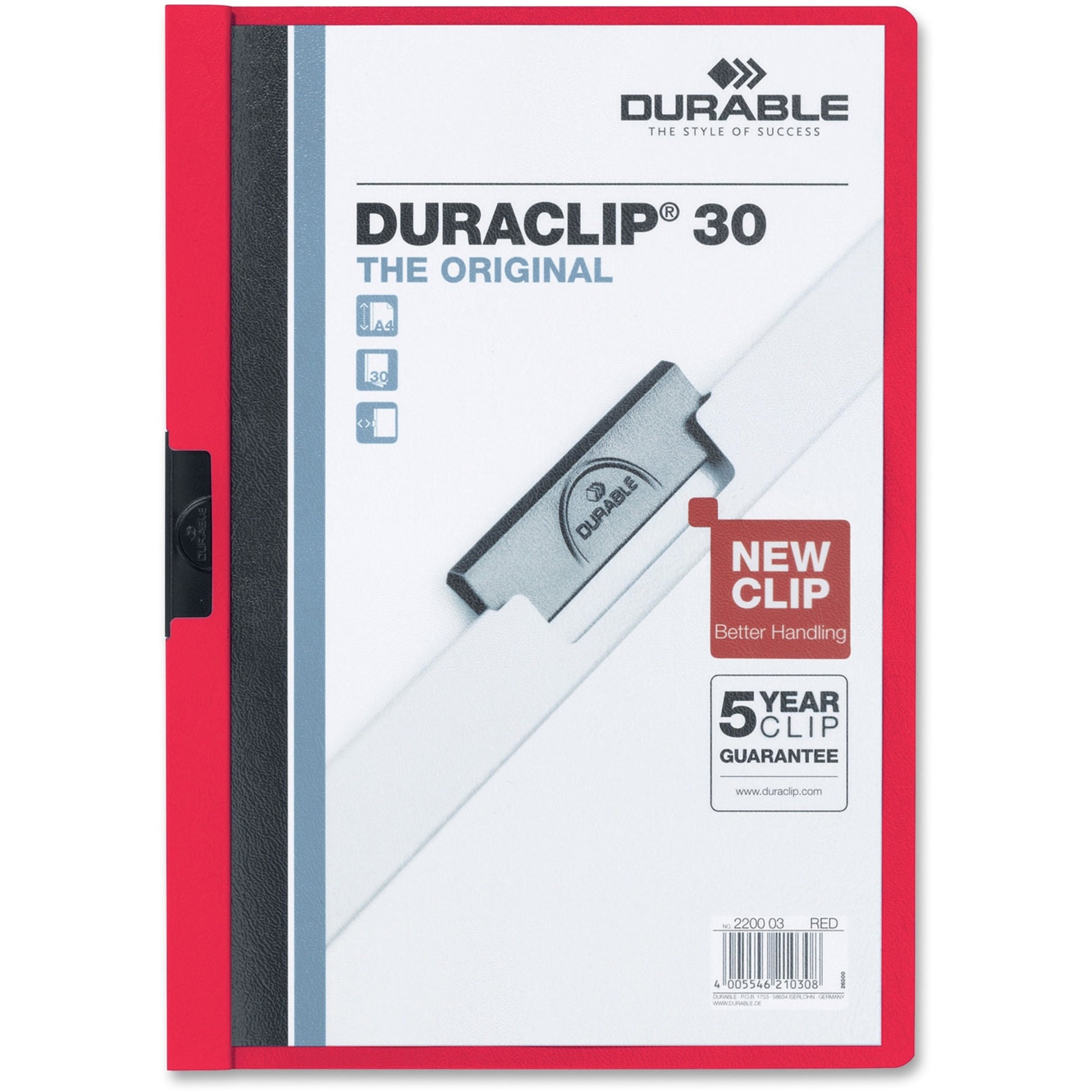 DURABLE DURACLIP Letter Report Cover