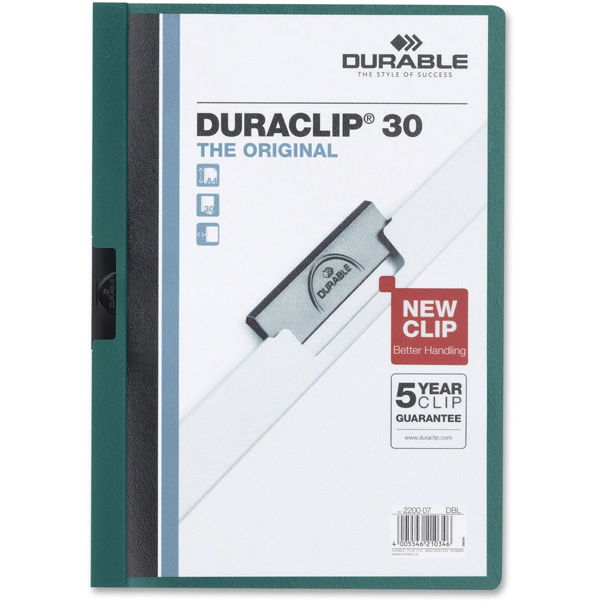 DURABLE DURACLIP Letter Report Cover