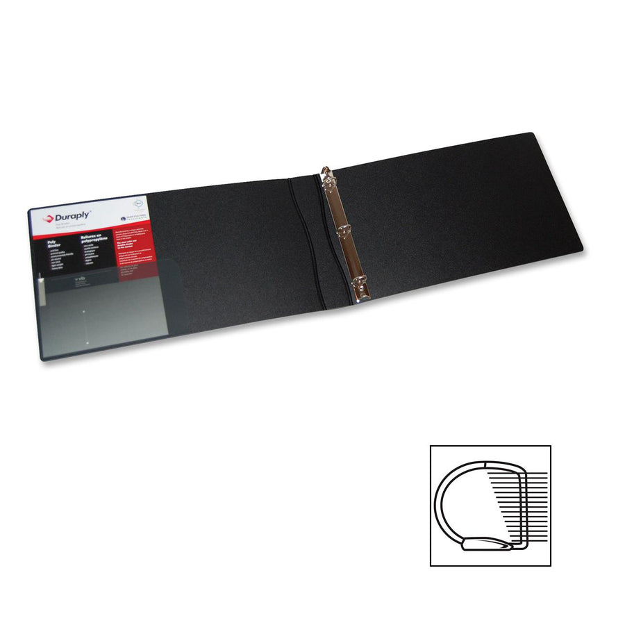 Filemode 11"x17" Duraply Poly D-ring Binder - 69830