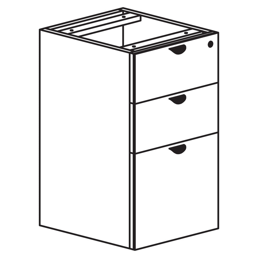 Heartwood Innovations Box/Box/File Pedestal - INVFPUFEZ