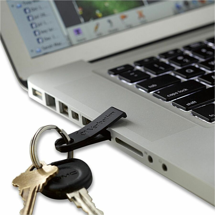 Verbatim 16GB Micro Plus USB Flash Drive - Black - 97764