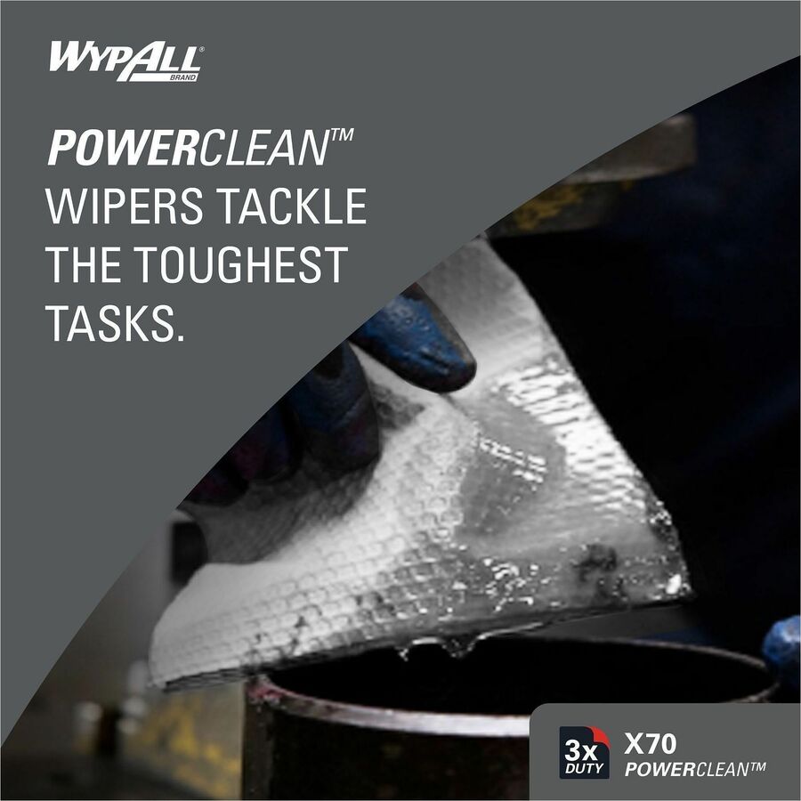 Wypall PowerClean X70 Medium Duty Cloths - Pop-Up Box - 41455