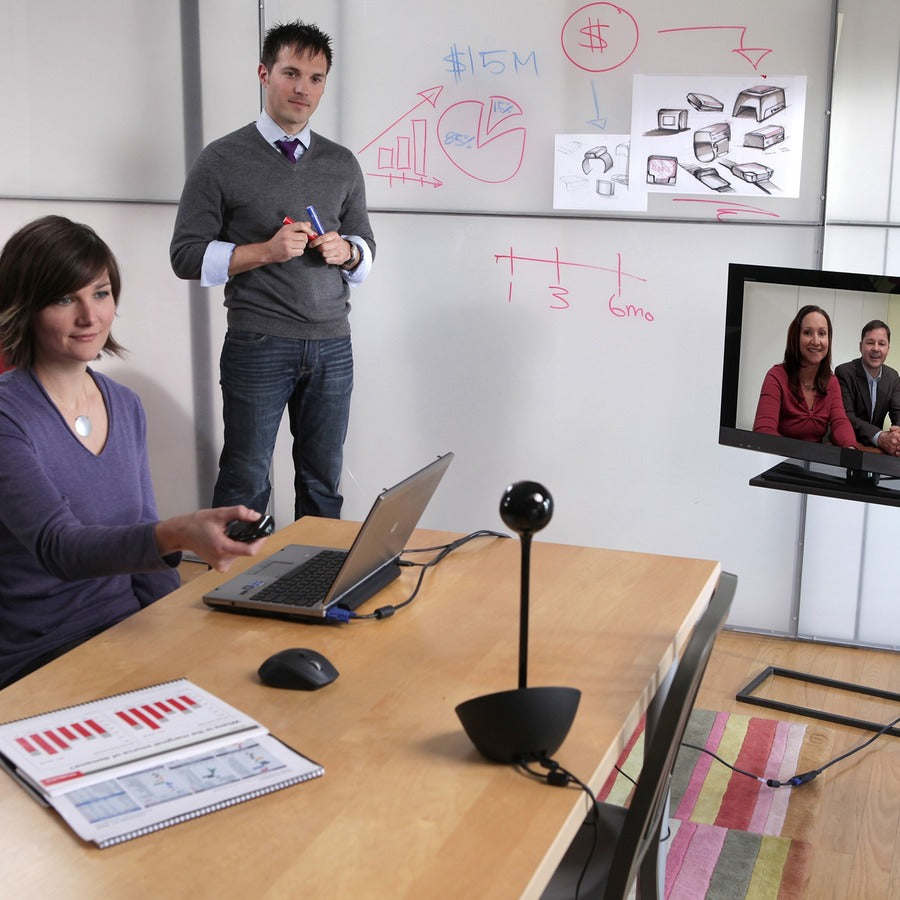 Logitech BCC950 Video Conferencing Camera - 3 Megapixel - 30 fps - Black - USB 2.0 - 1 Pack(s) - 960-000866