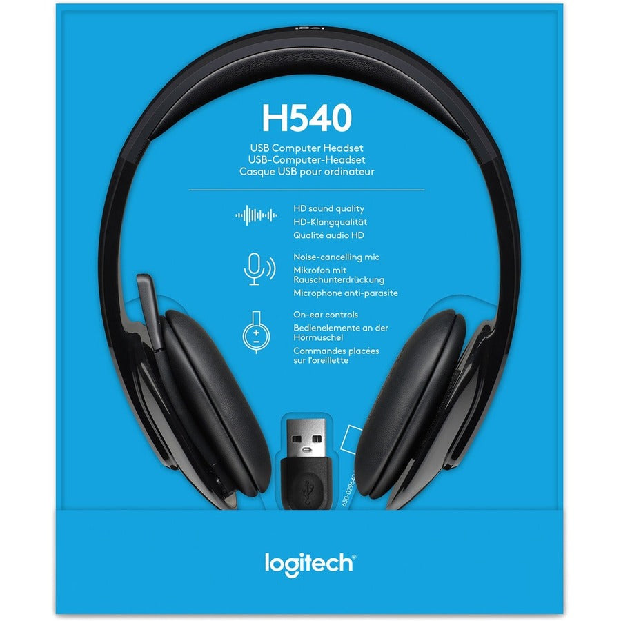 Logitech H540 USB Headset - 981-000510