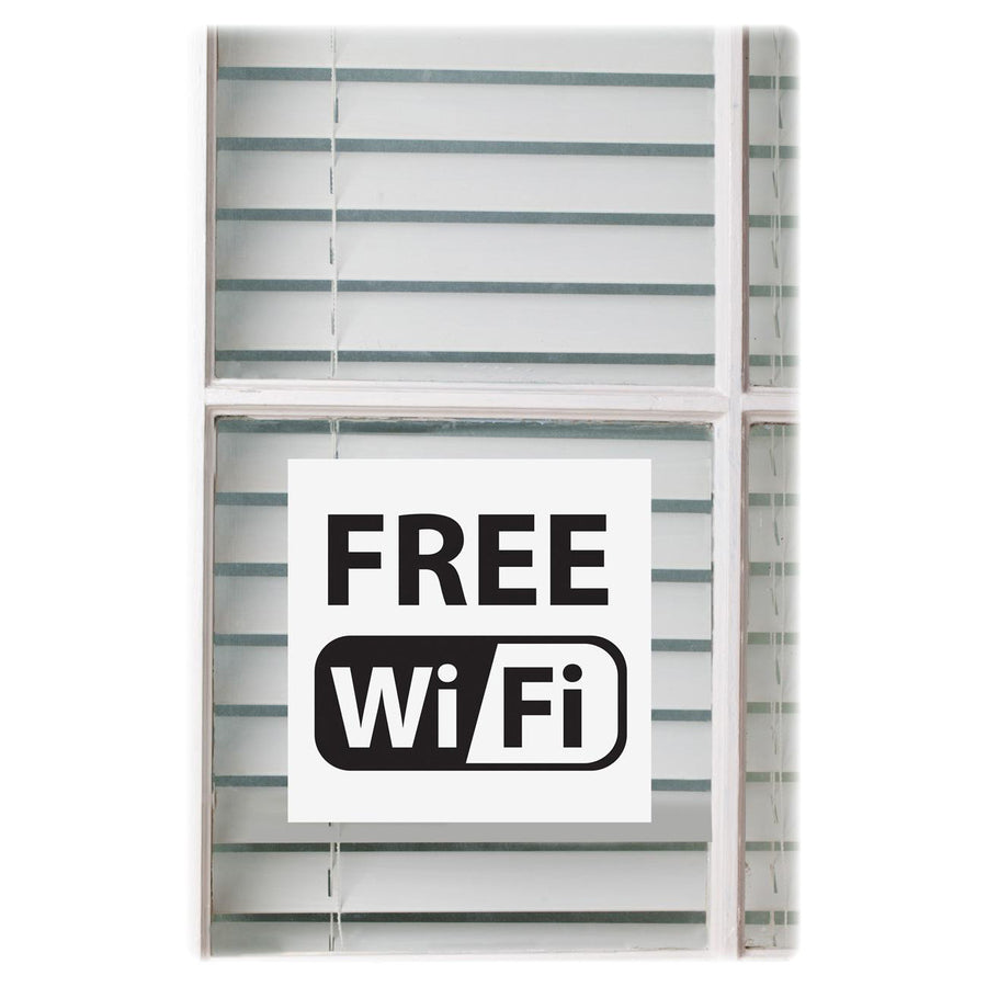U.S. Stamp & Sign Free Wi-Fi Window Sign - 6161