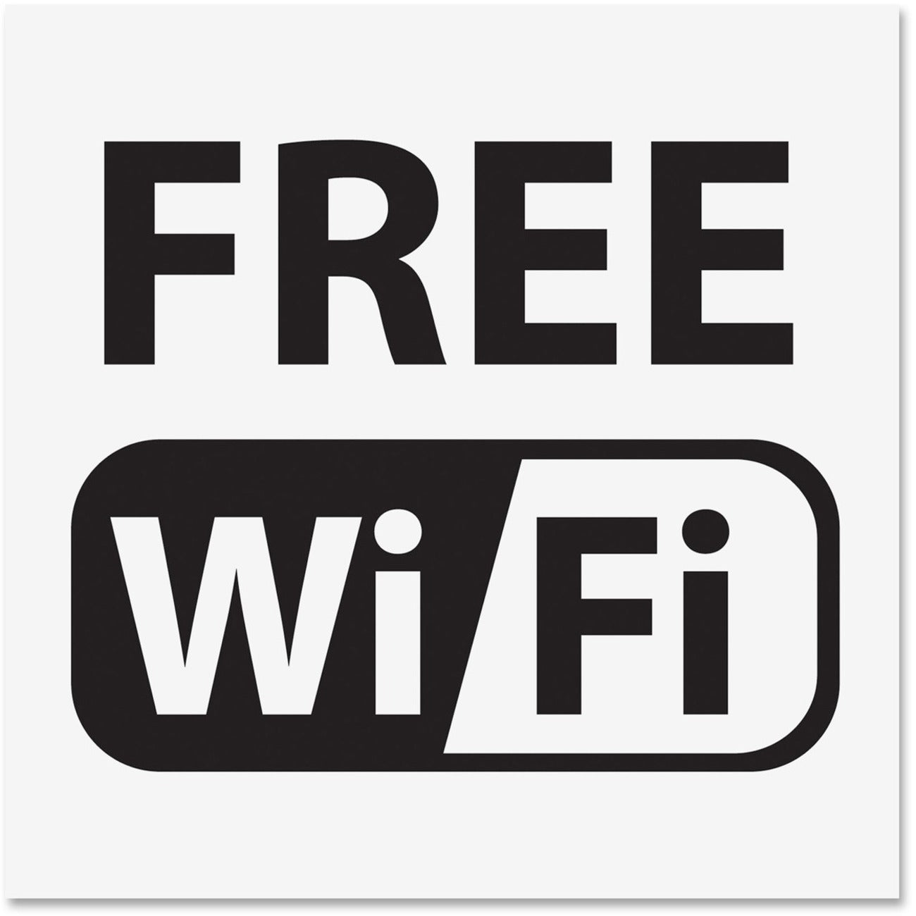 U.S. Stamp & Sign Free Wi-Fi Window Sign