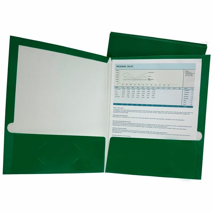 Business Source Letter Pocket Folder - 44427
