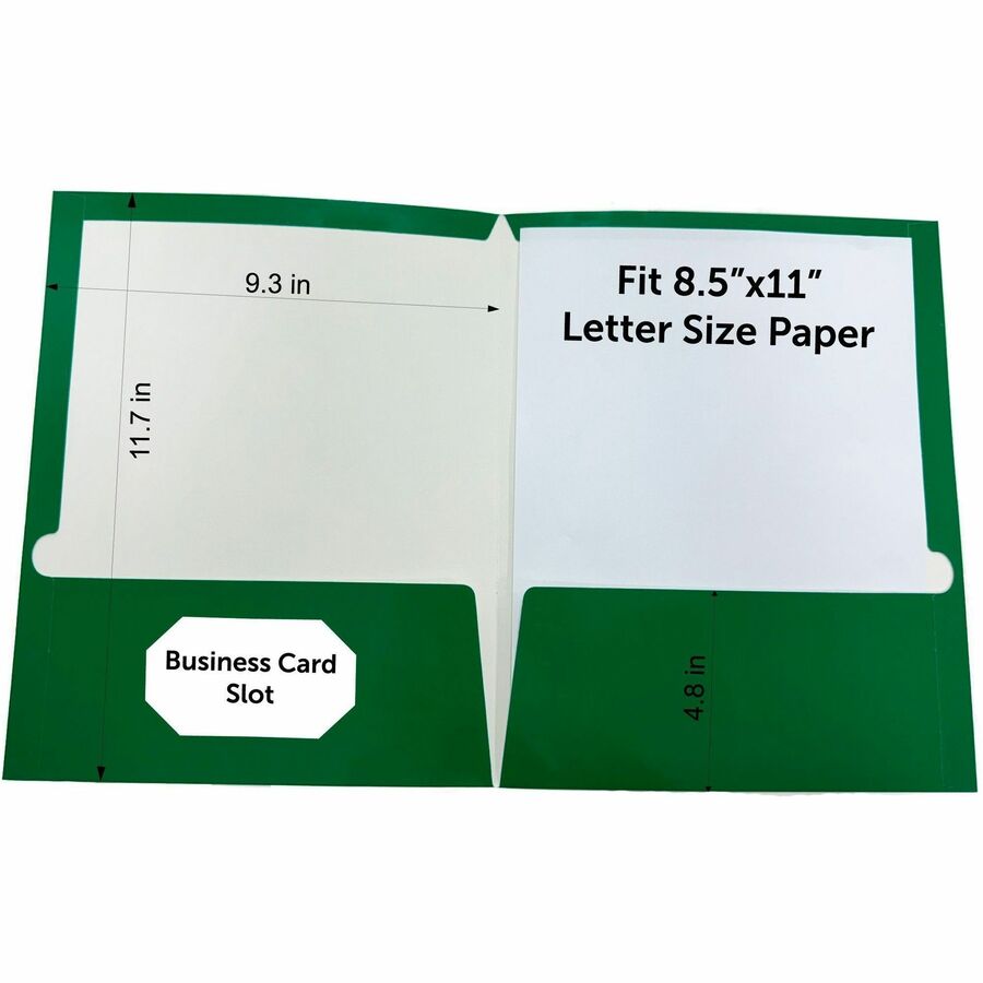 Business Source Letter Pocket Folder - 44427