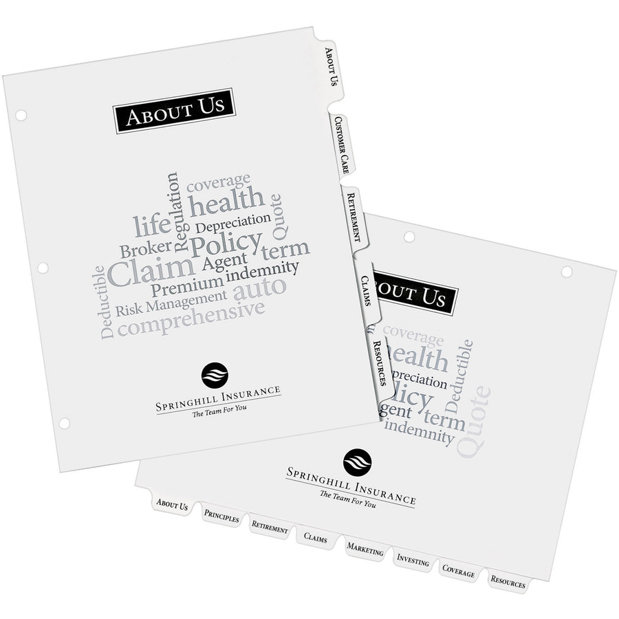 Avery® Customizable Print-On Dividers - 11554