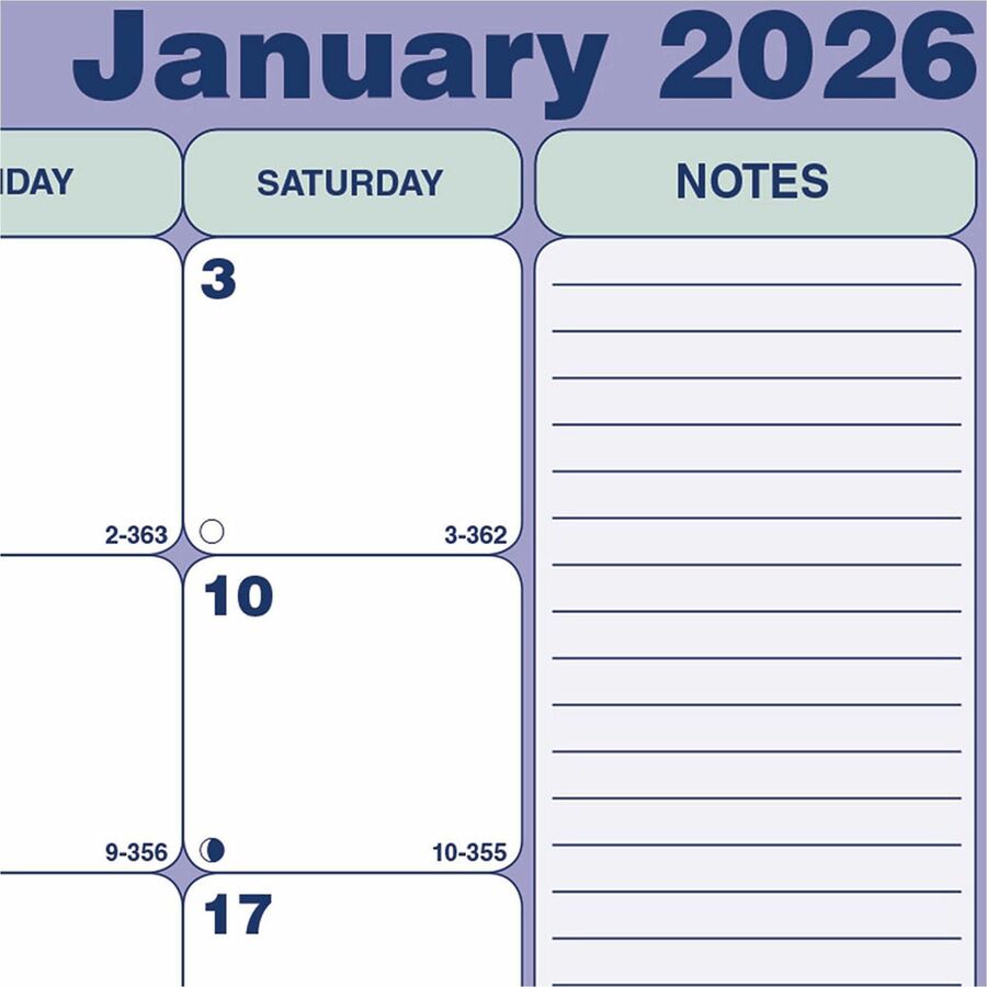 Brownline Monthly Desk Pad Calendar, 11" x 8-1/2" , English - C181721