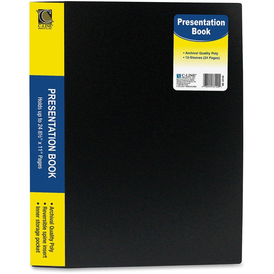 C-Line Bound Sheet Protector Presentation Books - 33240