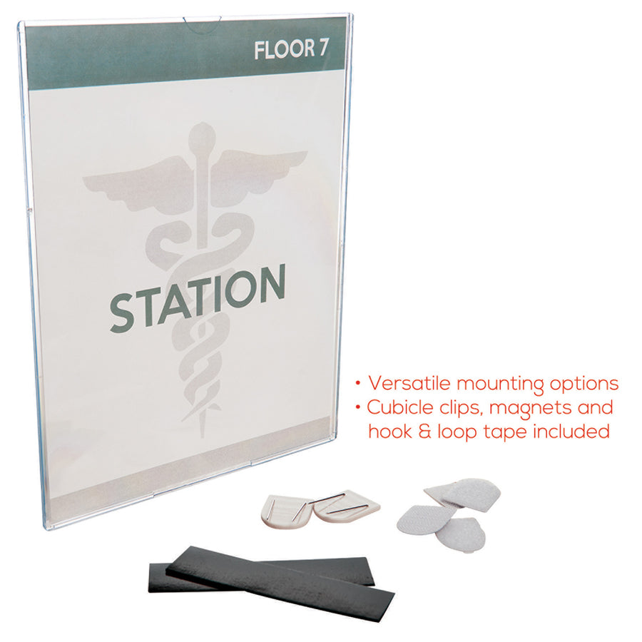 Deflecto Cubicle Sign Holders - 588601