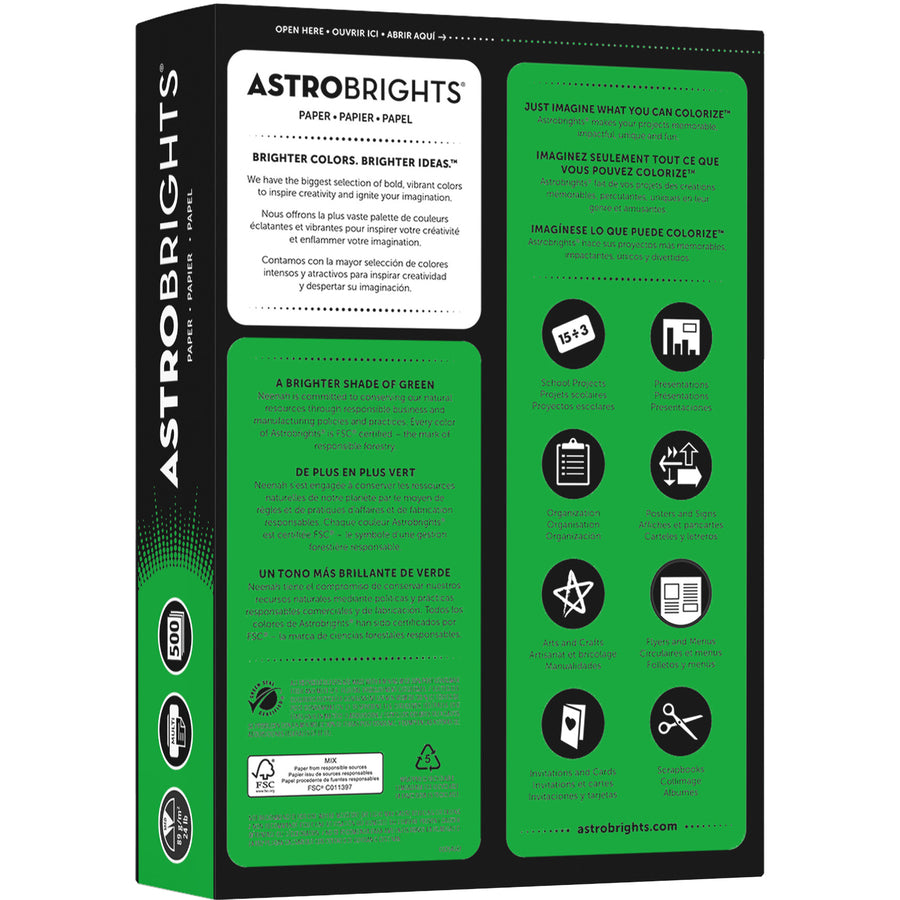 Astrobrights Color Copy Paper - Gamma Green - 21548