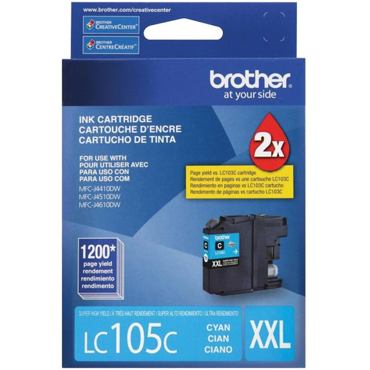 Brother Innobella LC105CS Original Inkjet Ink Cartridge - Cyan - 1 Each
