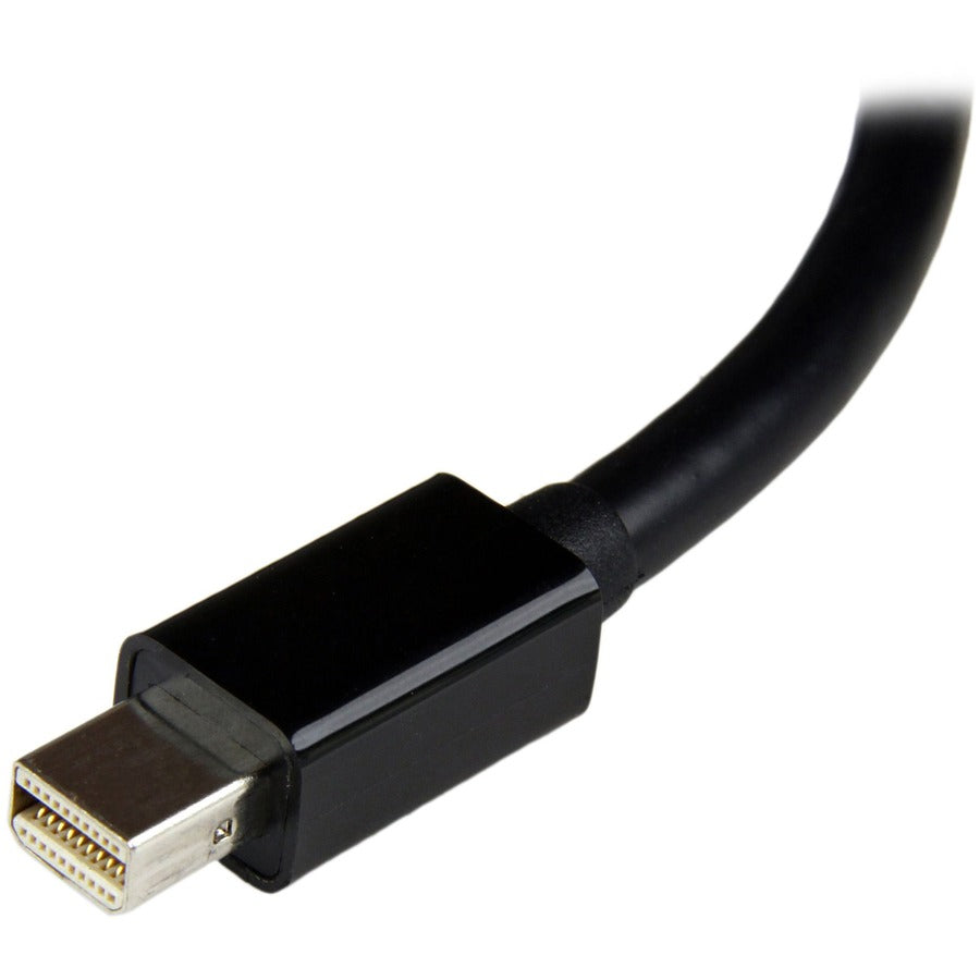 StarTech.com Mini DisplayPort to DVI Adapter, Mini DP to DVI-D Single Link Converter, 1080p Video, Passive, mDP 1.2 to DVI Monitor/Display - MDP2DVI3