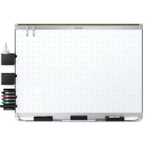Quartet Prestige 2 Total Erase Magnetic Whiteboard, Aluminum Frame, 3' x 2' - 3413820056