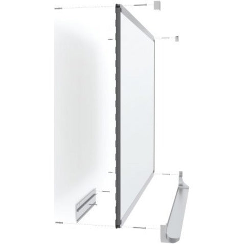 Quartet Prestige 2 Total Erase Magnetic Whiteboard, Aluminum Frame, 3' x 2' - 3413820056