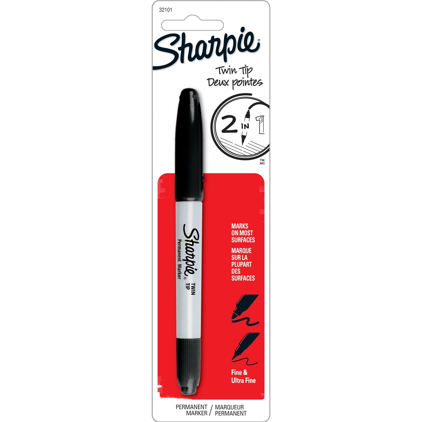 Sharpie Twin Tip Permanent Marker