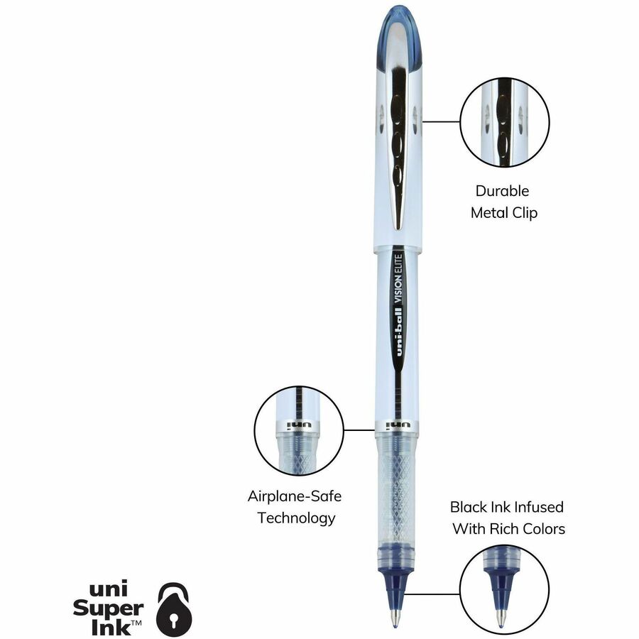 uniball Vision Elite BLX Rollerball Pen - 61232