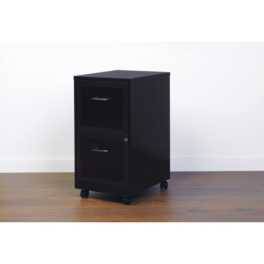 Lorell SOHO 18" 2-Drawer Mobile File Cabinet - 16872